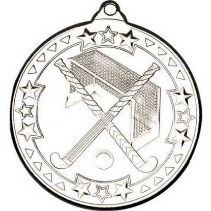 Picture of Hockey Tri Star Medal Silver