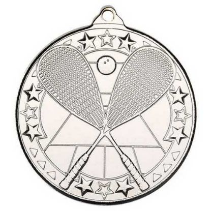 Picture of Squash Tri Star Medal Silver