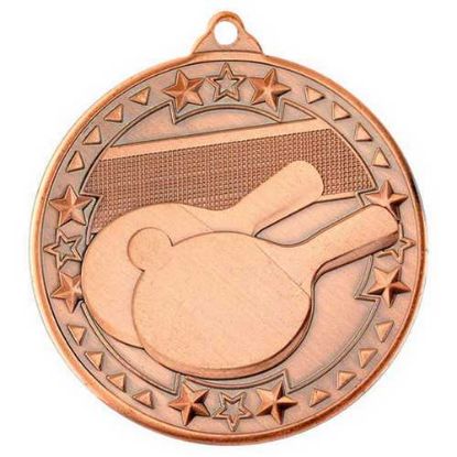 Picture of Table Tennis Tri Star Medal Bronze