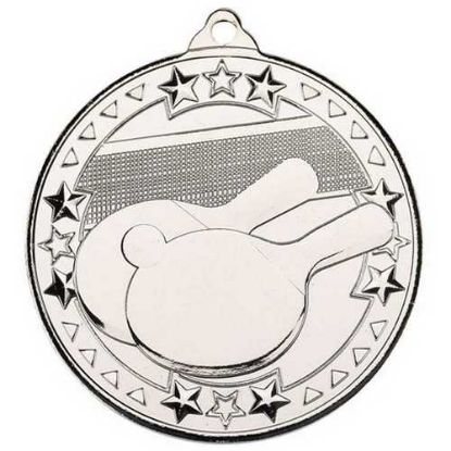 Picture of Table Tennis Tri Star Medal Silver