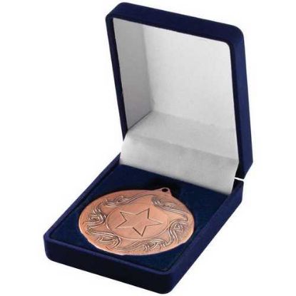Picture of Deluxe Blue Medal Box (40~50mm Recess)
