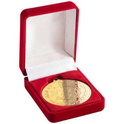 Picture of Deluxe Red Medal Box (40~50mm Recess)