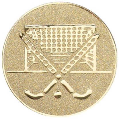 Picture of Metal Hockey Centre 25mm Gold