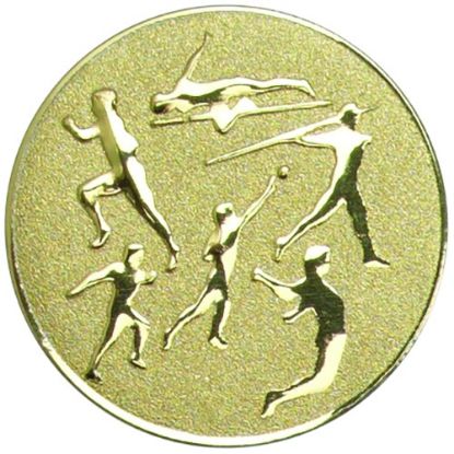 Picture of Metal Multi Athletics Centre 25mm Gold