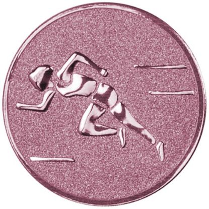 Picture of Metal Female Track Centre 25mm Bronze