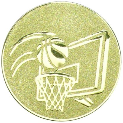 Picture of Metal Basketball Centre 25mm Gold