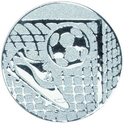 Picture of Metal Football Boot~ball Centre 25mm Silver