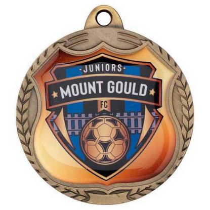 Picture of Wreath Medal (Takes Sp Shield Centre) Antique Gold