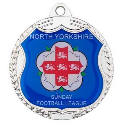 Picture of Wreath Medal (Takes Sp Shield Centre) Silver