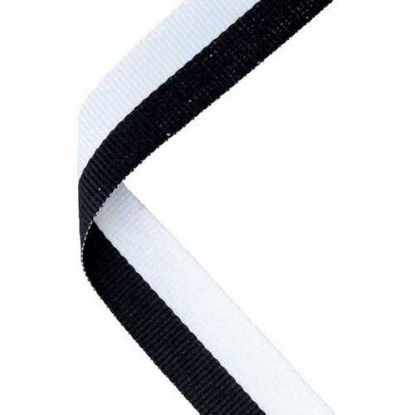 Picture of Medal Ribbon Black~white