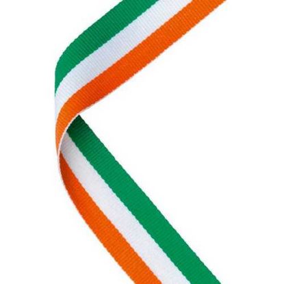 Picture of Medal Ribbon Green~white~orange