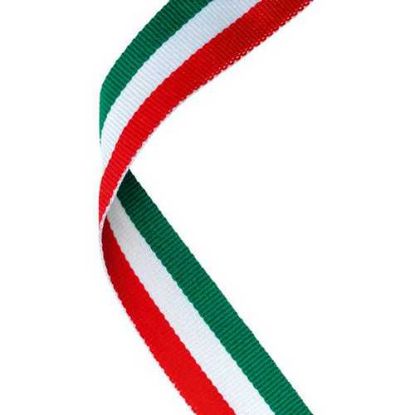 Picture of Medal Ribbon Green~white~red