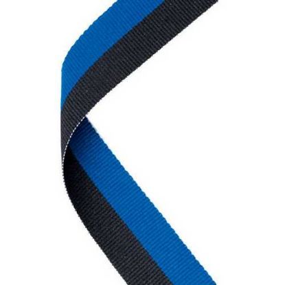 Picture of Medal Ribbon Royal Blue~black