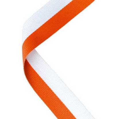 Picture of Medal Ribbon Orange~white