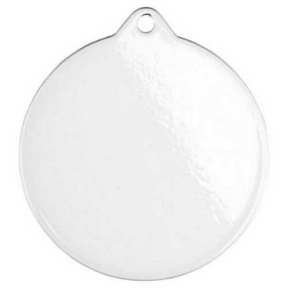 Picture of Plain White Round Medal Used For Sublimation