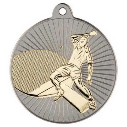 Picture of Table Tennis Two Colour Medal Matt Silver~gold