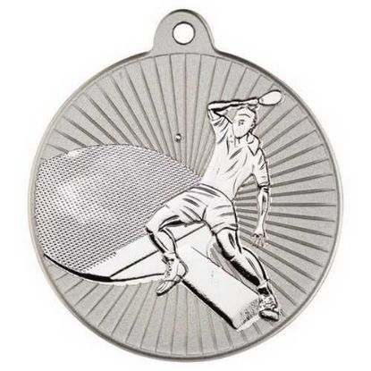 Picture of Table Tennis Two Colour Medal Matt Silver~silver