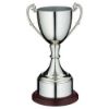 Picture of Nickel Plated Cup On Round Plinth With Band - 14.5in