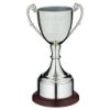 Picture of Nickel Plated Cup On Round Plinth With Band - 14.5in