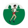 Picture of Acrylic Centre Female Cross Country - 1in