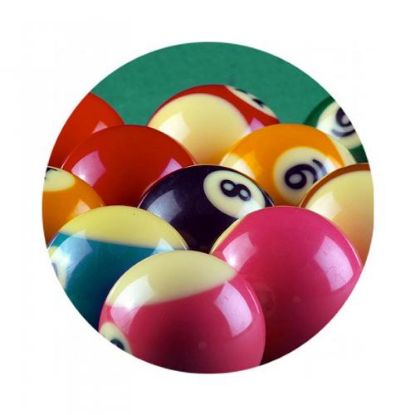 Picture of Acrylic Photo Action Centre Pool Balls