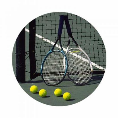 Picture of Acrylic Photo Action Centre Tennis Rackets