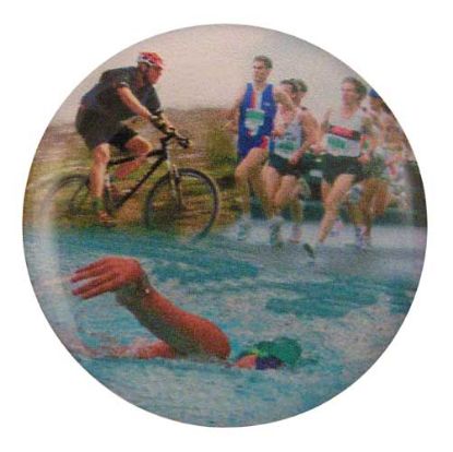 Picture of Acrylic Photo Action Centre Triathlon