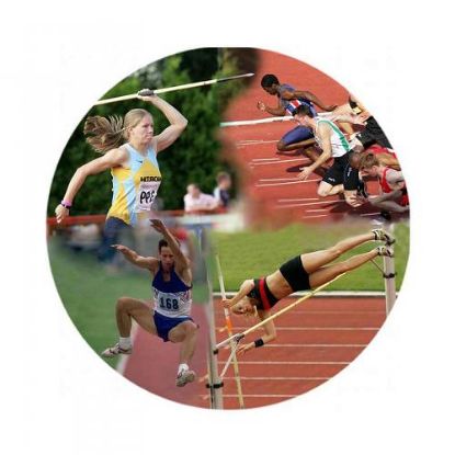 Picture of Acrylic Photo Action Centre Multi Athletics