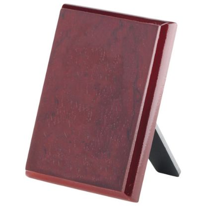 Picture of Rosewood Finish Plaque (Strutted) - 3 X 4in
