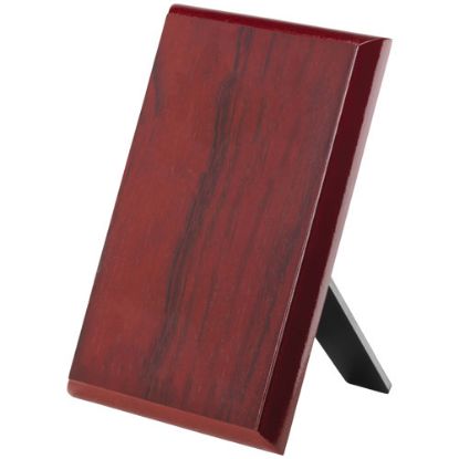 Picture of Rosewood Finish Plaque (Strutted) - 4 X 6in