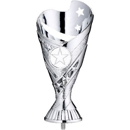 Picture of Silver Plastic Sabre Cup (1in Centre)