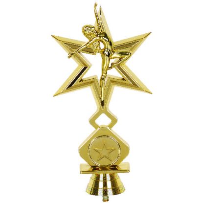 Picture of Gold Plastic Dance~gym Star Figure (1in Centre)