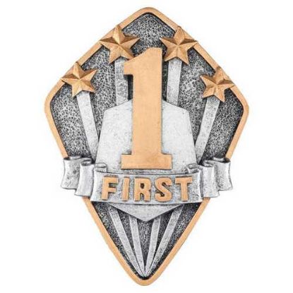 Picture of Pewter~gold Diamond Disc 1st