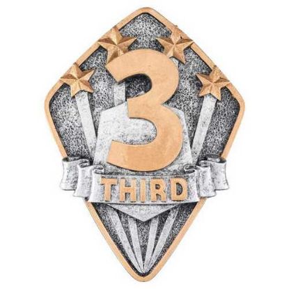 Picture of Pewter~gold Diamond Disc 3rd