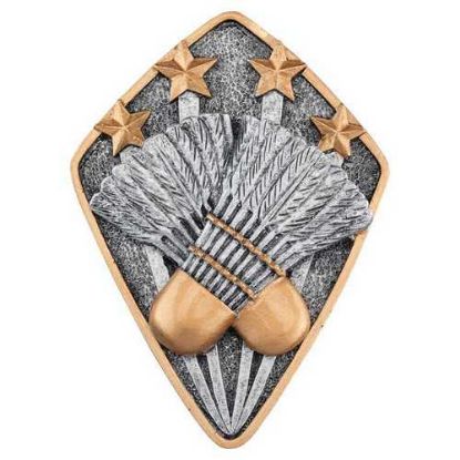 Picture of Pewter~gold Diamond Disc Badminton