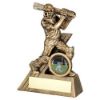 Picture of Brz|gold Male Cricket Batsman Mini Figure (1in Centre) - 4in