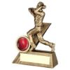 Picture of Brz|gold Male Cricket Bowler Mini Figure (1in Centre) - 4in