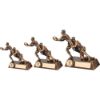 Picture of Brz|gold Double Rugby Tackle Figure (1in Centre) - 7.75in