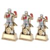 Picture of Brz|pew|red Male Boxing Figure With Star Backing (1in Centre) - 9in
