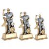 Picture of Brz|gold|pew Male Darts Figure With Star Backing (1in Centre) - 9in
