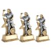 Picture of Brz|gold|pew Female Darts Figure With Star Backing (1in Centre) - 6in