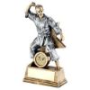 Picture of Brz|gold|pew Female Martial Arts Figure With Star Backing (1in Centre) - 6in