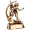Picture of Brz|gold Female Lawn Bowls Geo Figure (1in Centre) - 5.75in