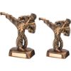 Picture of Brz|gold Male Karate Figure - 7.5in