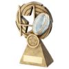 Picture of Brz|pew|gold Rugby Ball And Posts On Star Holed Spiral (1in Centre) - 7.25in