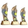 Picture of Brz|pew|yellow Tennis Ball And Racket On Mesh Backdrop (1in Centre) - 5in