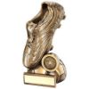 Picture of Brz|gold Football Boot On Half Ball Base (1in Centre) - 5.5in