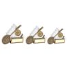 Picture of Brz|white Badminton Shuttlecock And Racket Chunky Flatback (1in Centre) - 2.75in