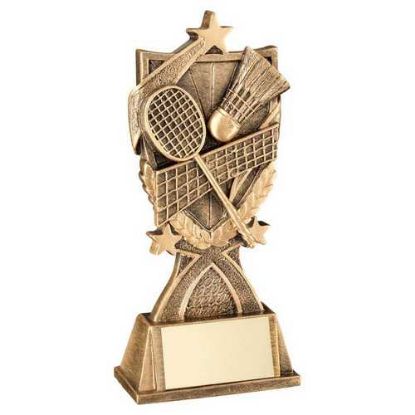 Picture of Brz|gold Badminton 3 Star Wreath Series -    7.25in