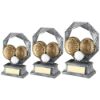 Picture of Brz|pew|white Lawn Bowls Octagon Series - 6in
